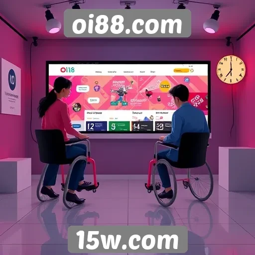 Acessibilidade e design do site oi88.com em análise